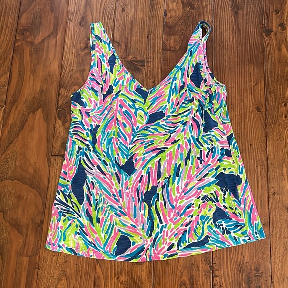 Four Lilly Pulitzer cotton tank top size small - Picture 4 of 10